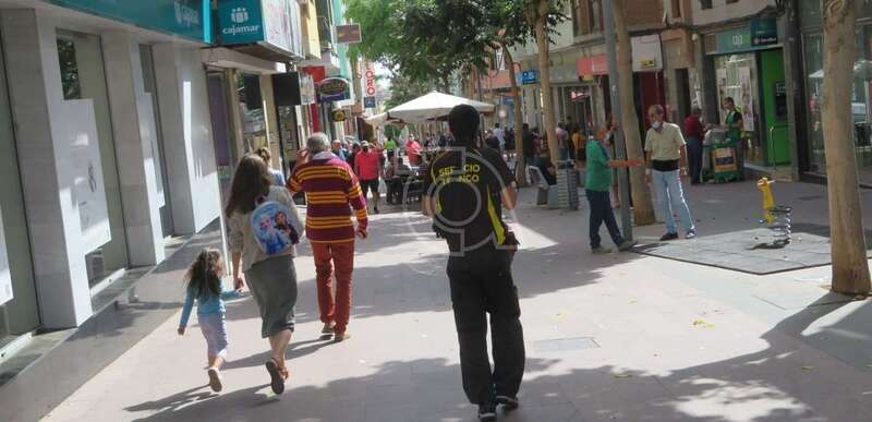 Zona comercial de Los Llanos de Telde/TA.